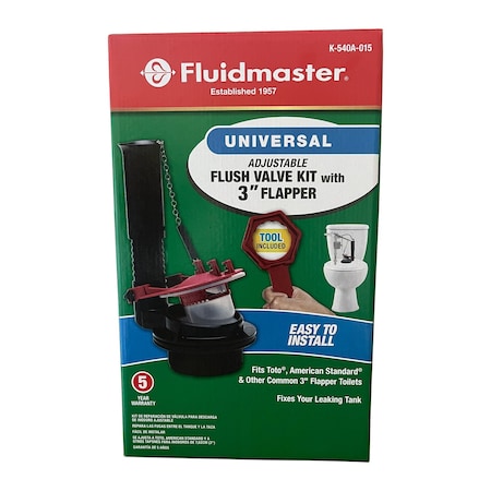 Fluidmaster Fluidmaster Universal Flush Valve Kit For Universal K-540A-015-T5